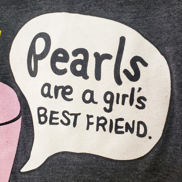 Pearls Are A Girl's Best Friend Boba Bubble Tea Graphic Tee T-Shirt, M… - Picture 7 of 17
